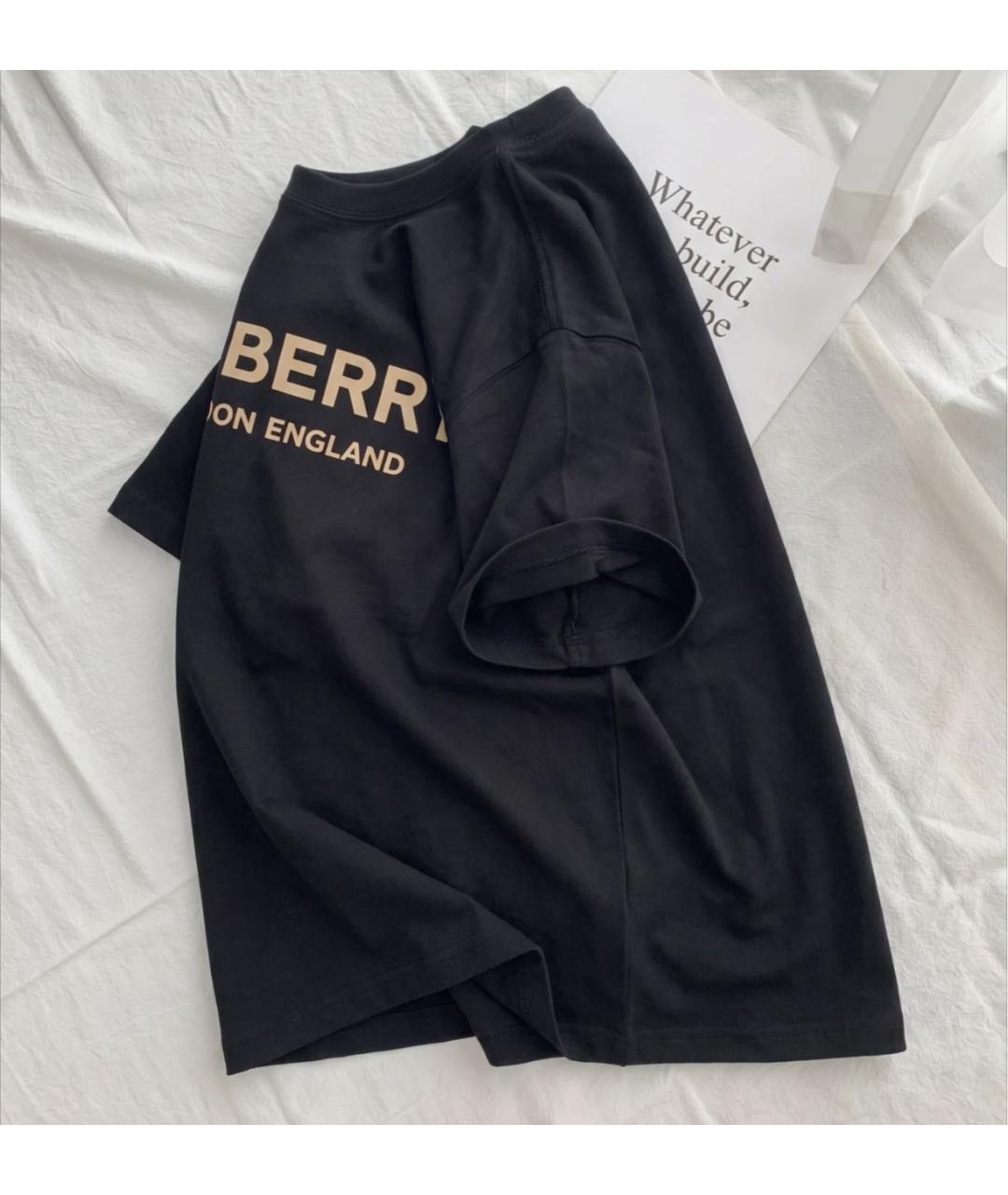 BURBERRY Черная футболка, фото 6