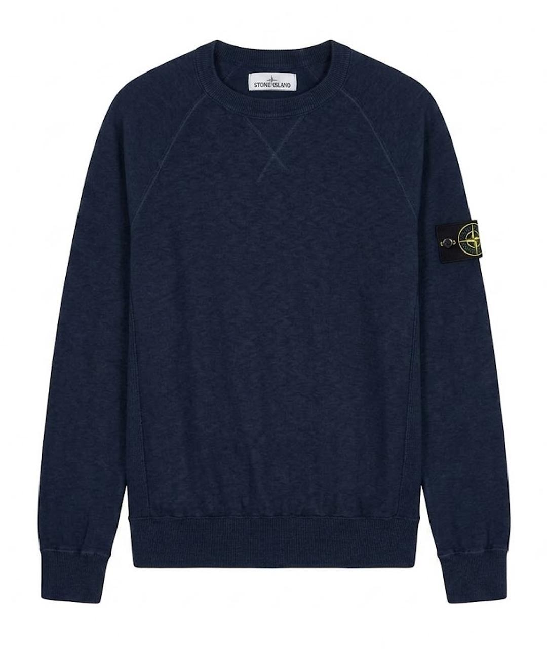 STONE ISLAND Темно-синий джемпер / свитер, фото 1