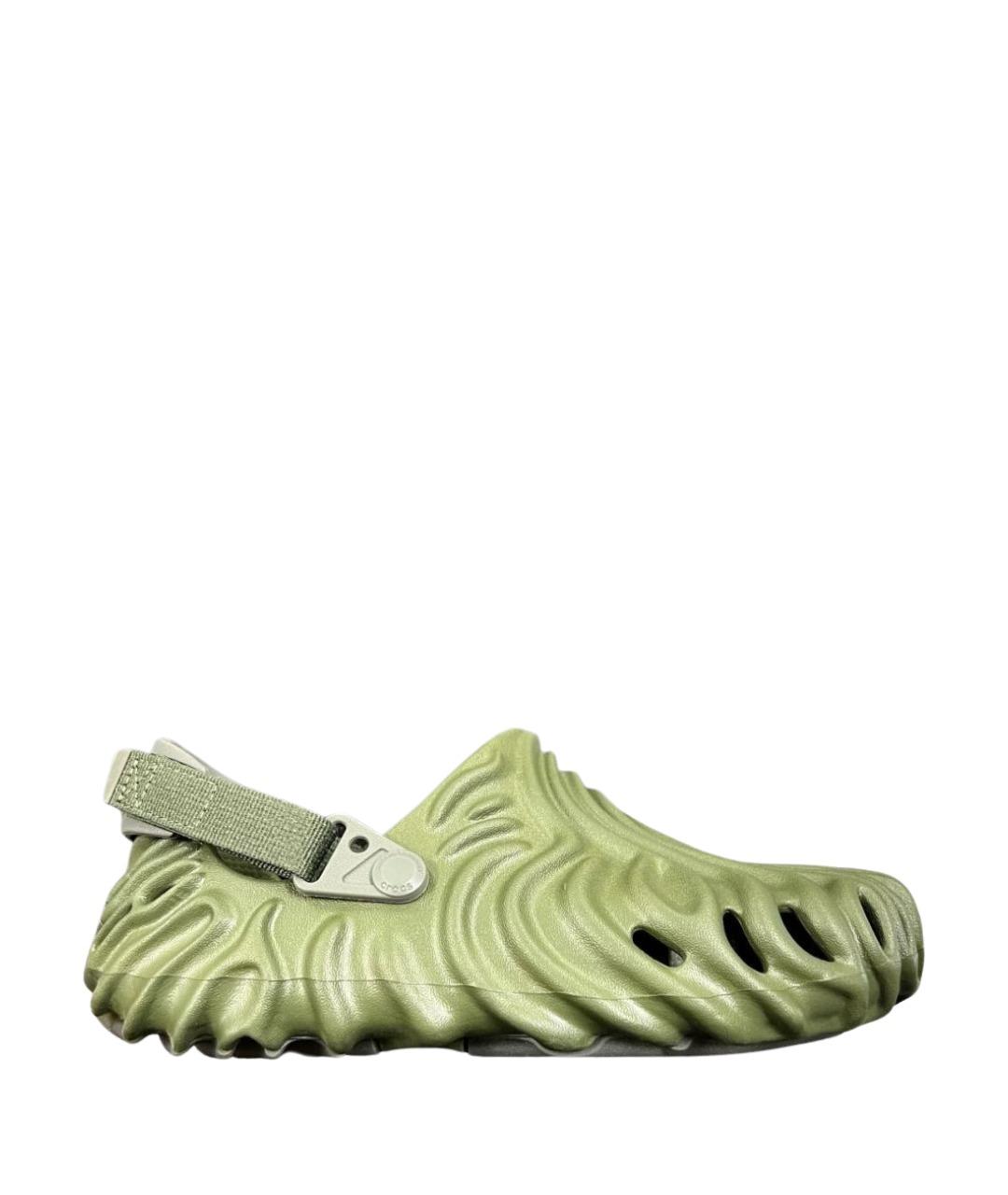 CROCS Хаки резиновые сандалии, фото 1
