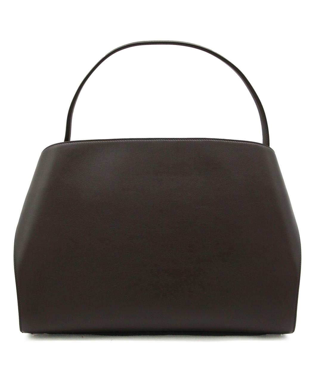 FERRAGAMO Коричневая кожаная сумка тоут, фото 3