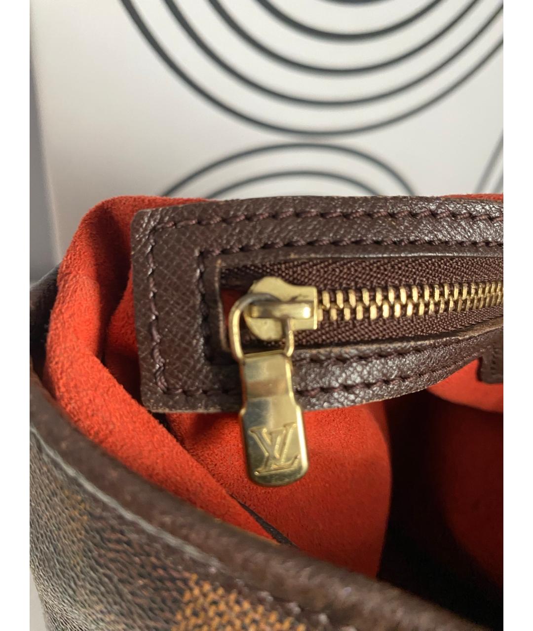 LOUIS VUITTON Коричневая сумка тоут, фото 4