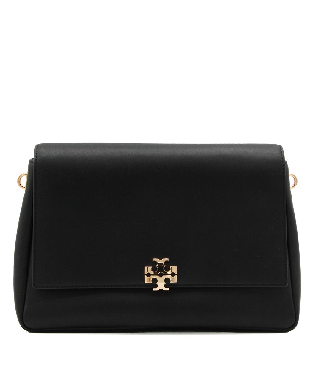 TORY BURCH Черная кожаная сумка через плечо, фото 1