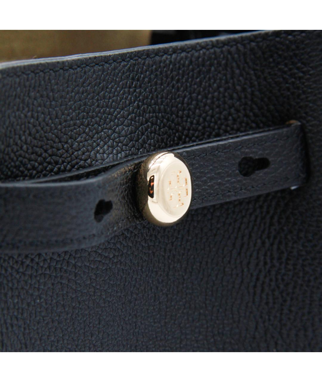 TORY BURCH Черная кожаная сумка через плечо, фото 4