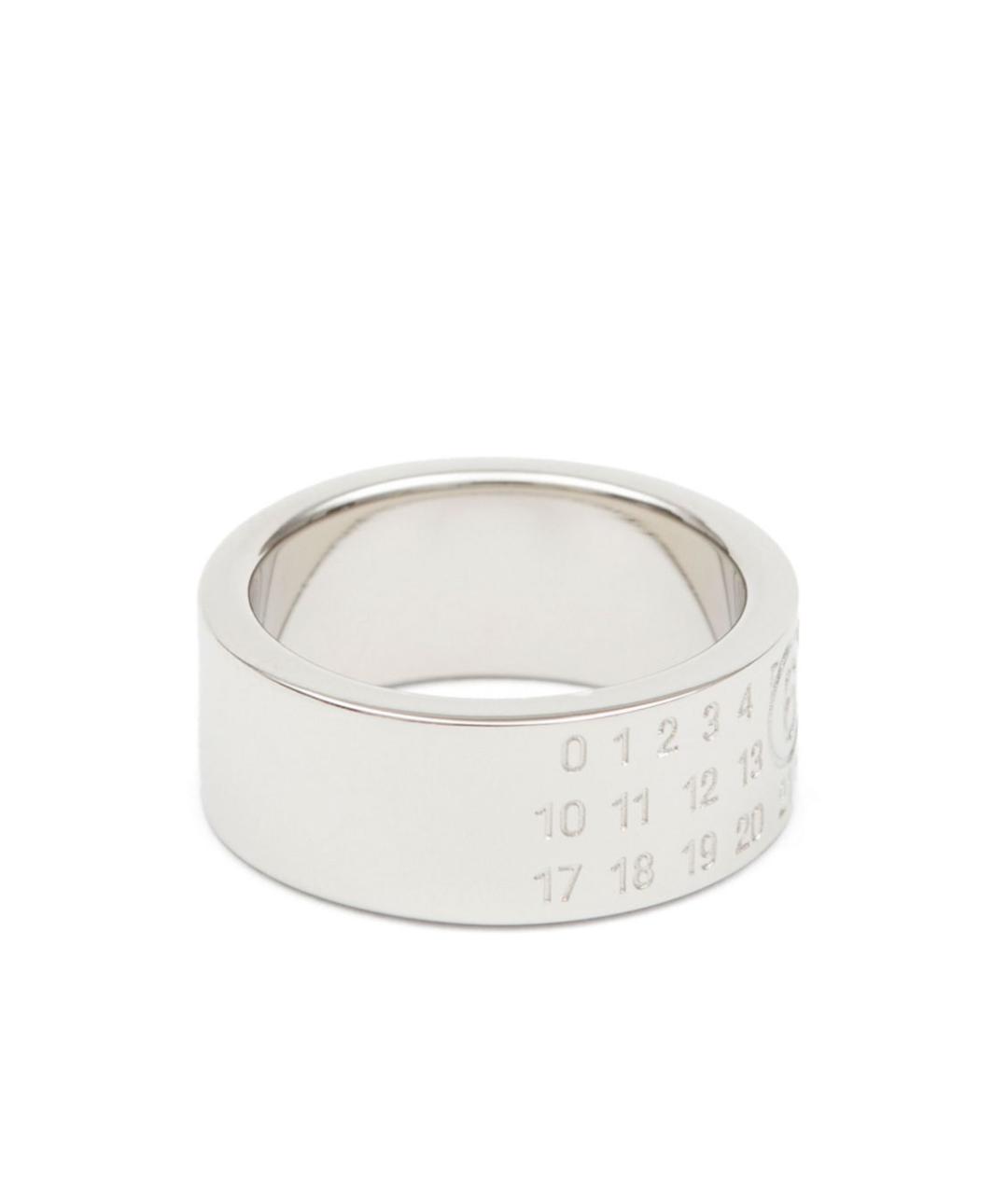 MM6 MAISON MARGIELA Серебряное металлическое кольцо, фото 4