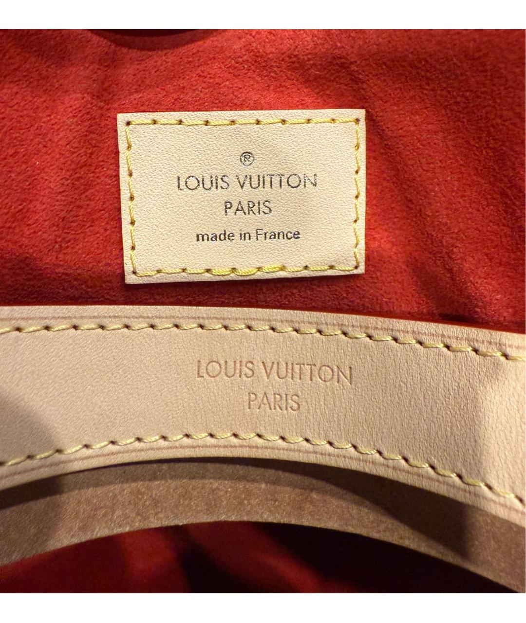 LOUIS VUITTON Коричневая сумка с короткими ручками, фото 7