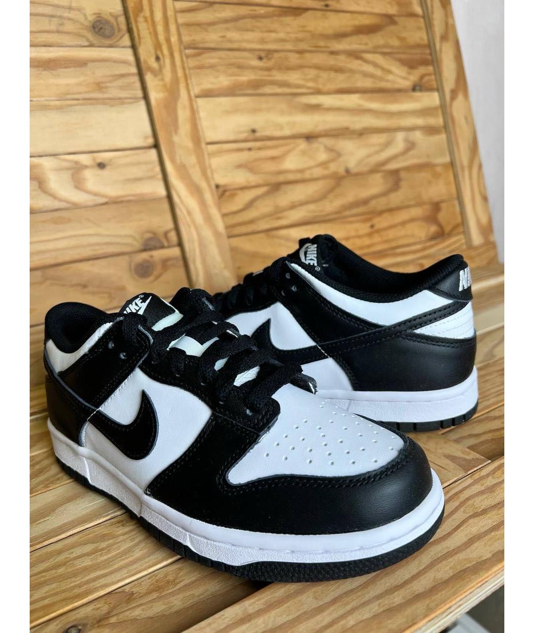 NIKE Белые кожаные низкие кроссовки / кеды, фото 2