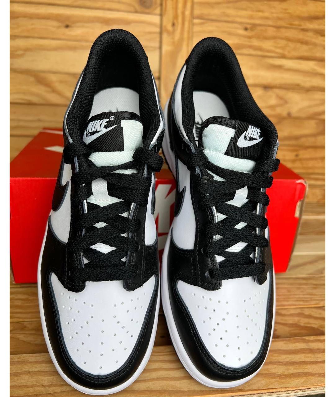 NIKE Белые кожаные низкие кроссовки / кеды, фото 4