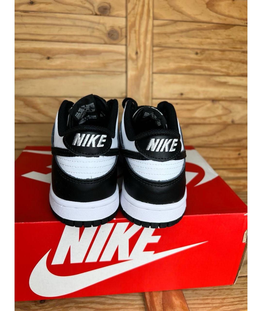 NIKE Белые кожаные низкие кроссовки / кеды, фото 5