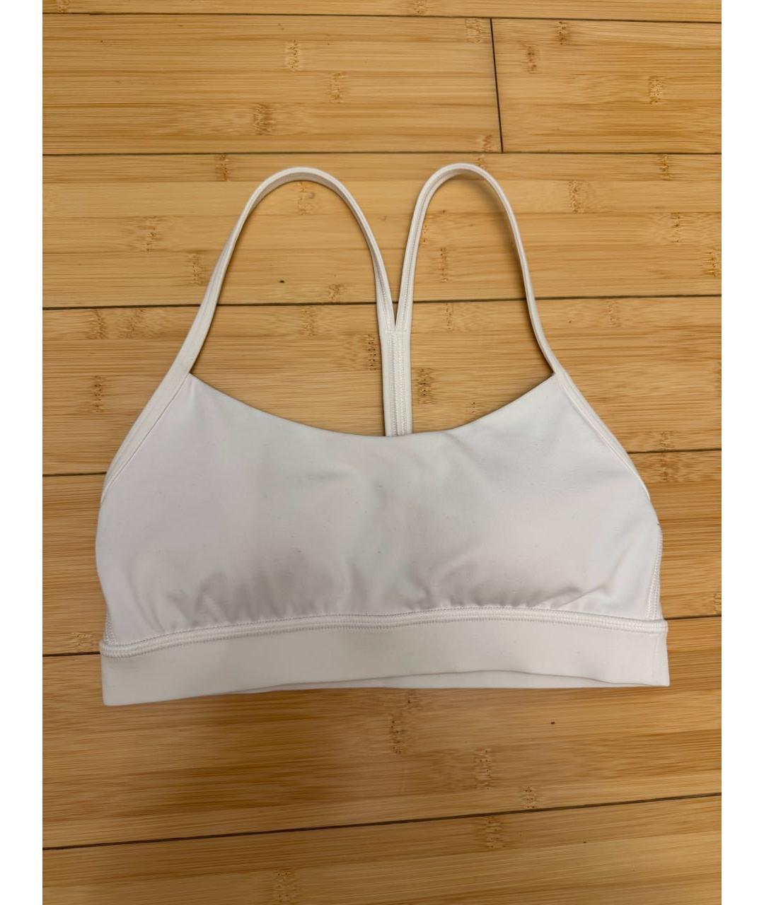 Lululemon Белая полиамидовая майка, фото 6