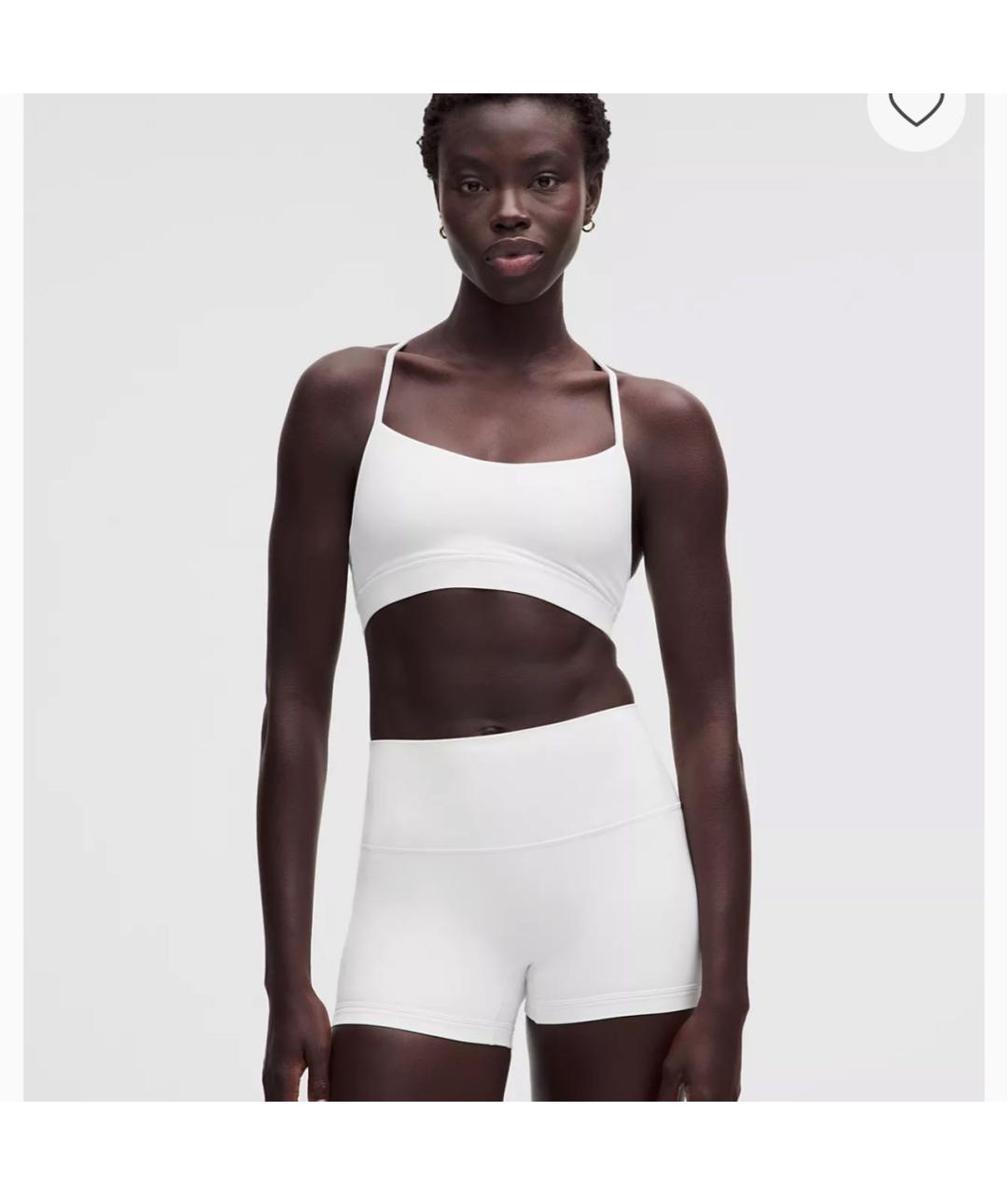 Lululemon Белая полиамидовая майка, фото 3
