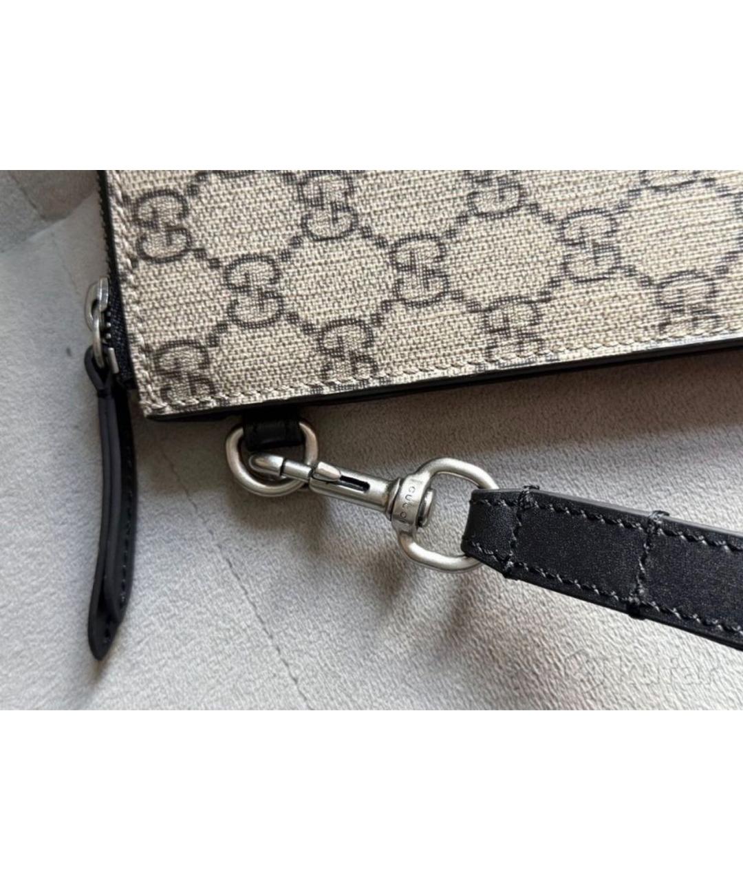 GUCCI Антрацитовая папка для документов, фото 6