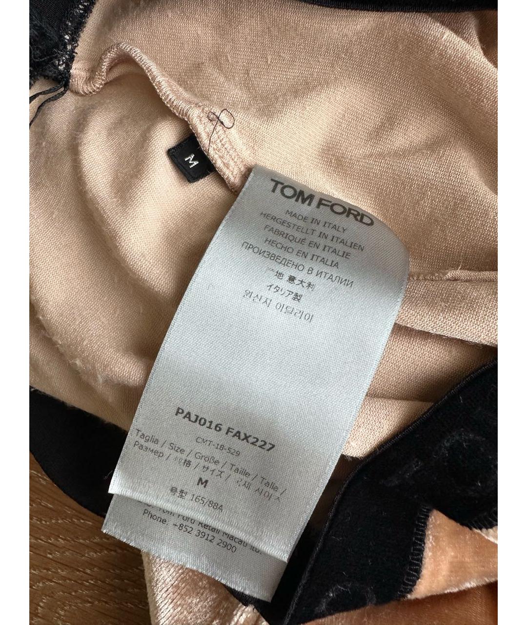 TOM FORD Золотой бархатный костюм с брюками, фото 5