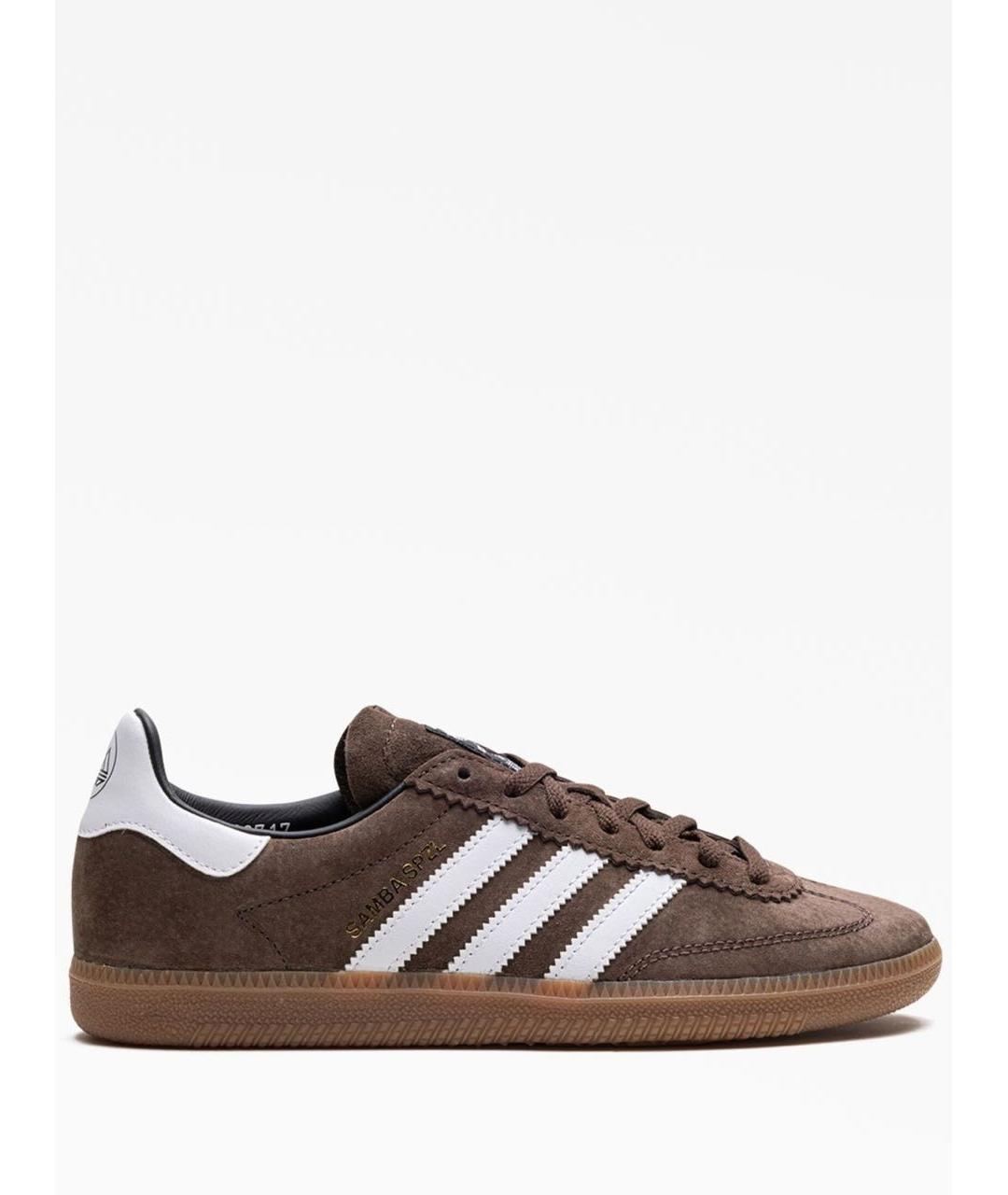 ADIDAS Коричневые замшевые кроссовки, фото 8