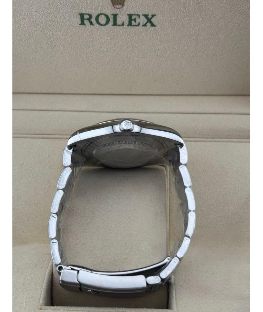 ROLEX Серебряные металлические часы, фото 5