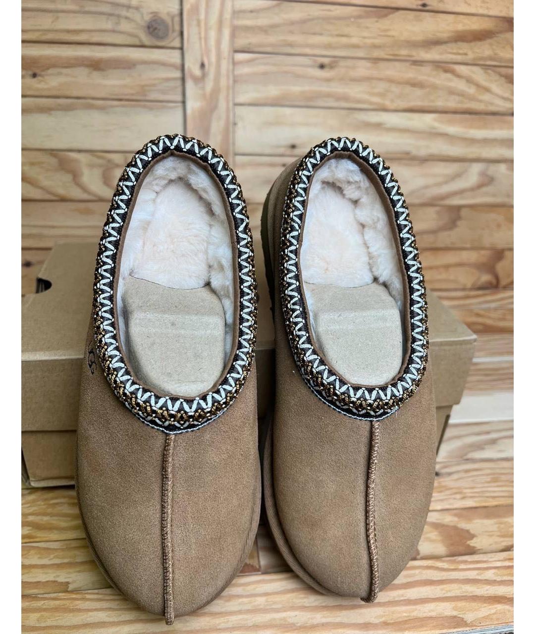 UGG AUSTRALIA Коричневые замшевые ботинки, фото 5