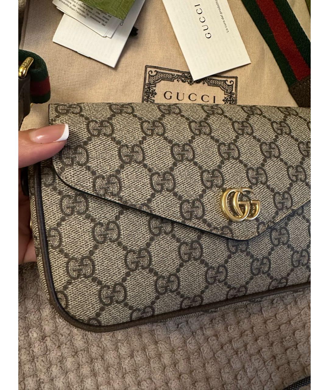 GUCCI Бежевая сумка через плечо, фото 2
