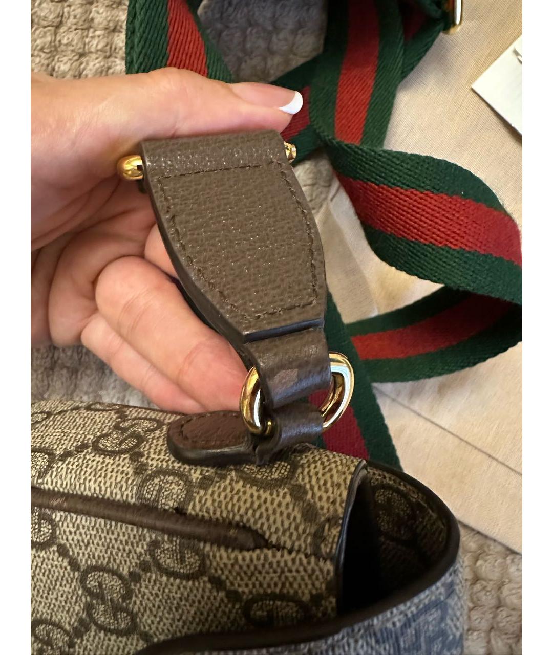 GUCCI Бежевая сумка через плечо, фото 6