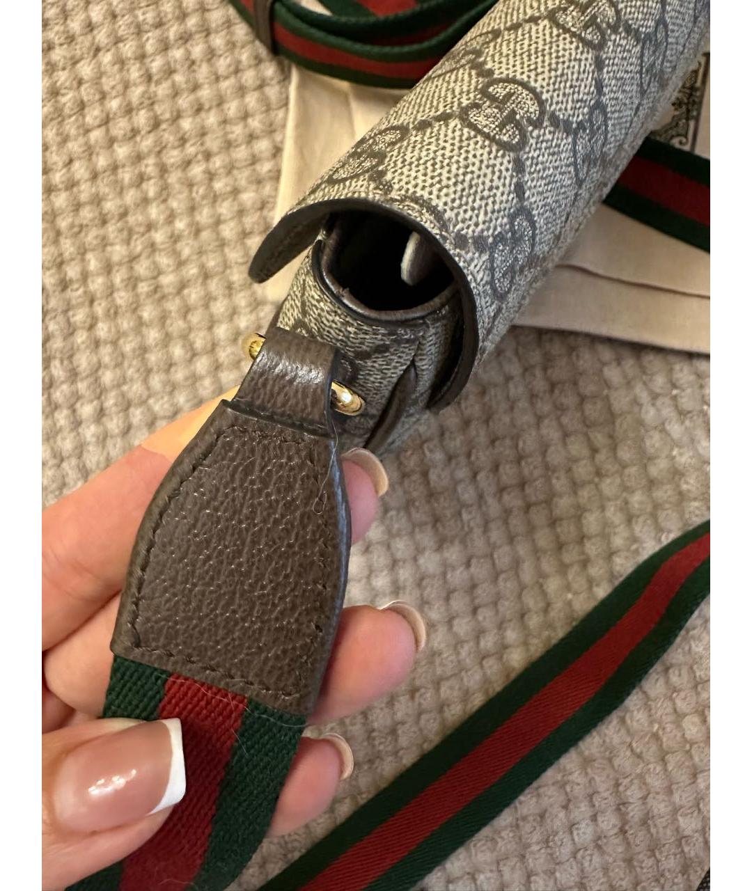 GUCCI Бежевая сумка через плечо, фото 7