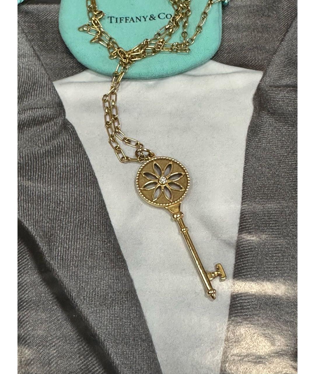TIFFANY&CO Золотая подвеска из желтого золота, фото 3