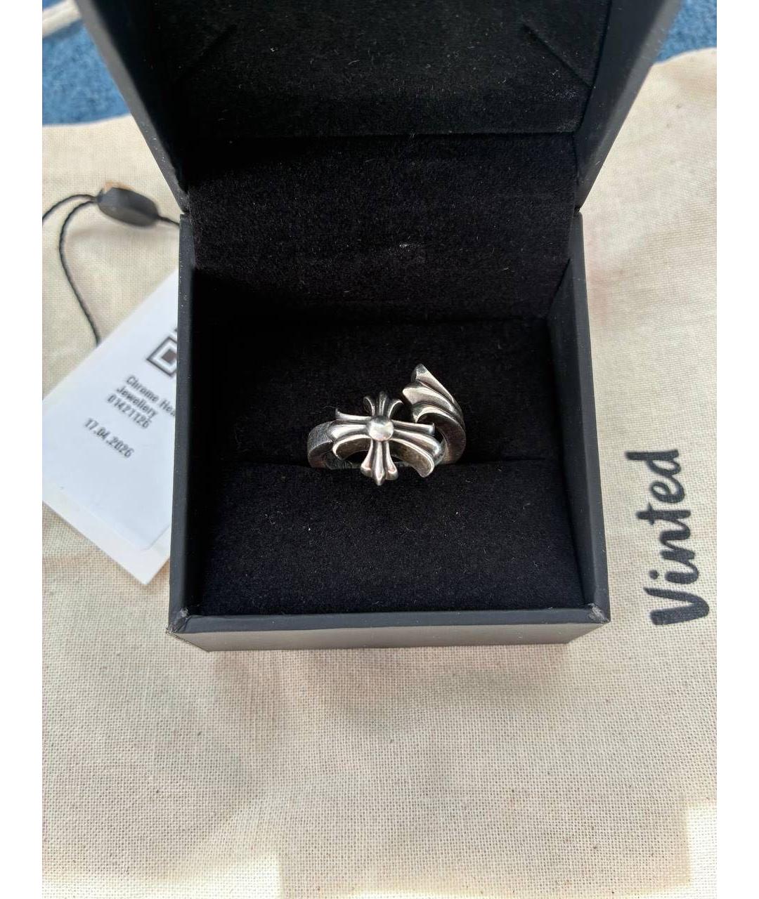 CHROME HEARTS Серебряное серебряное кольцо, фото 7