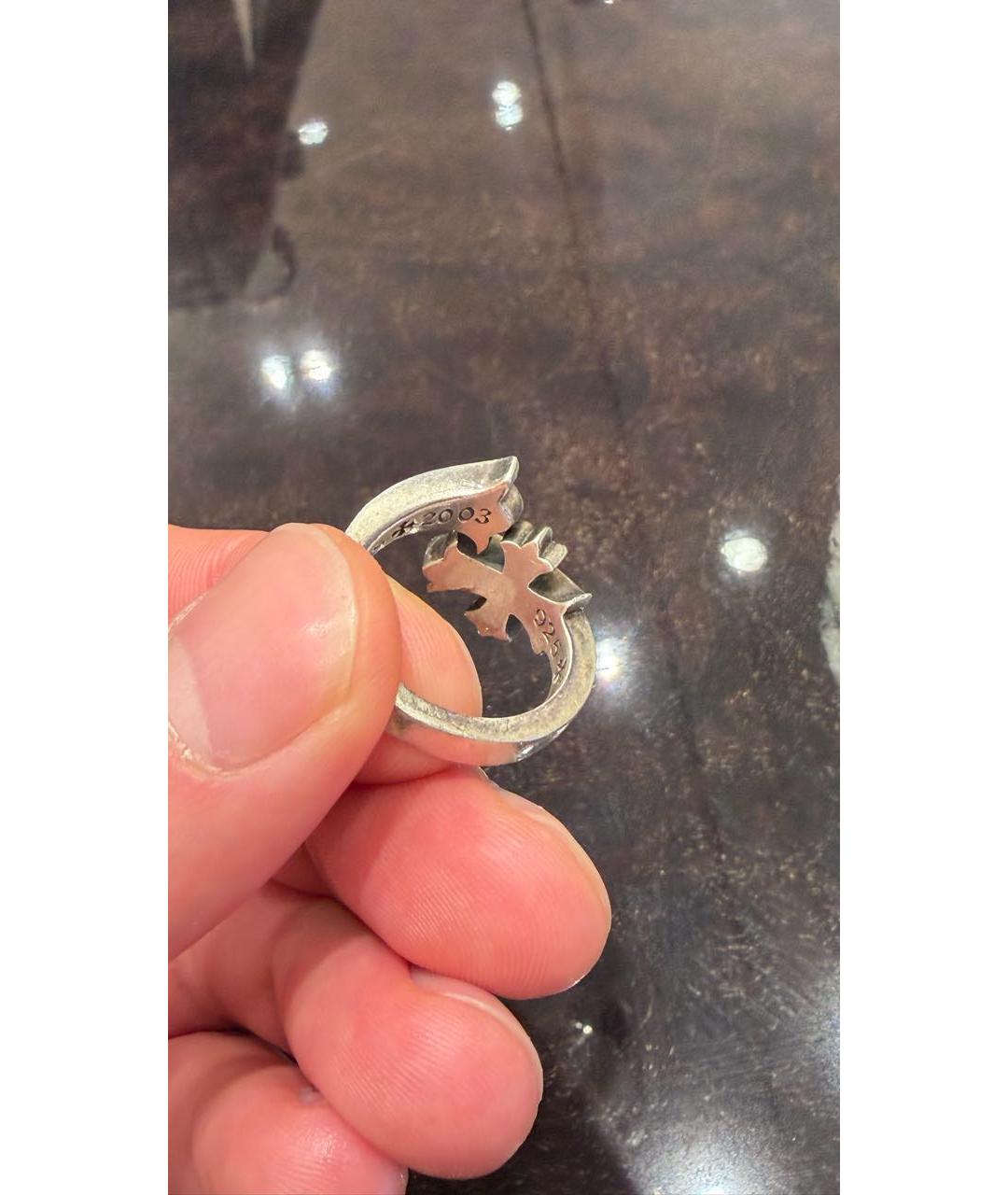 CHROME HEARTS Серебряное серебряное кольцо, фото 5