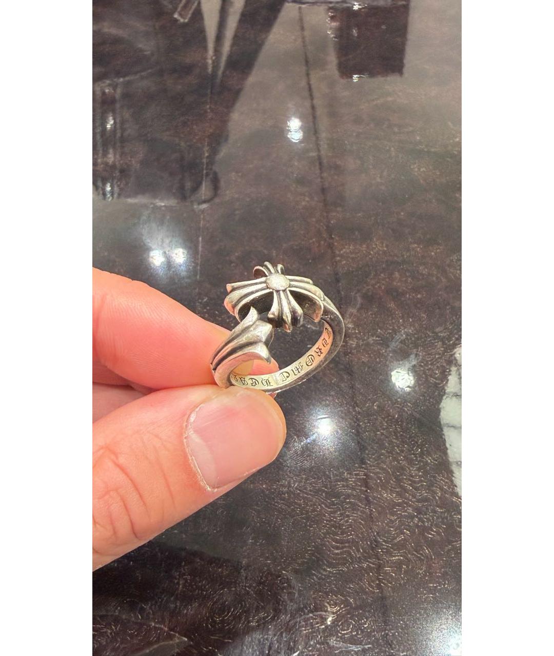 CHROME HEARTS Серебряное серебряное кольцо, фото 2