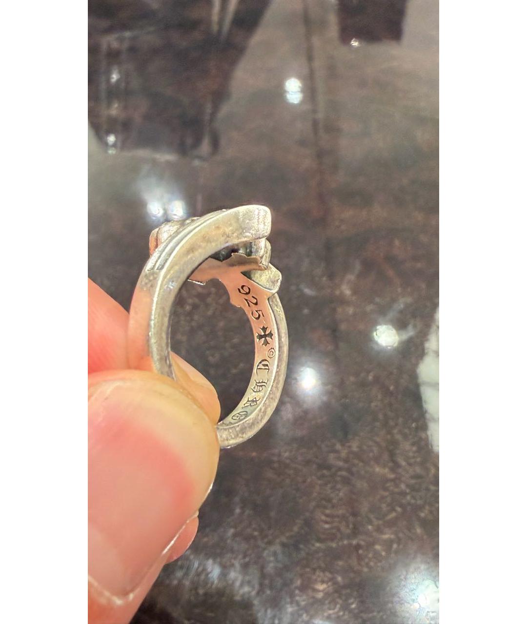 CHROME HEARTS Серебряное серебряное кольцо, фото 3