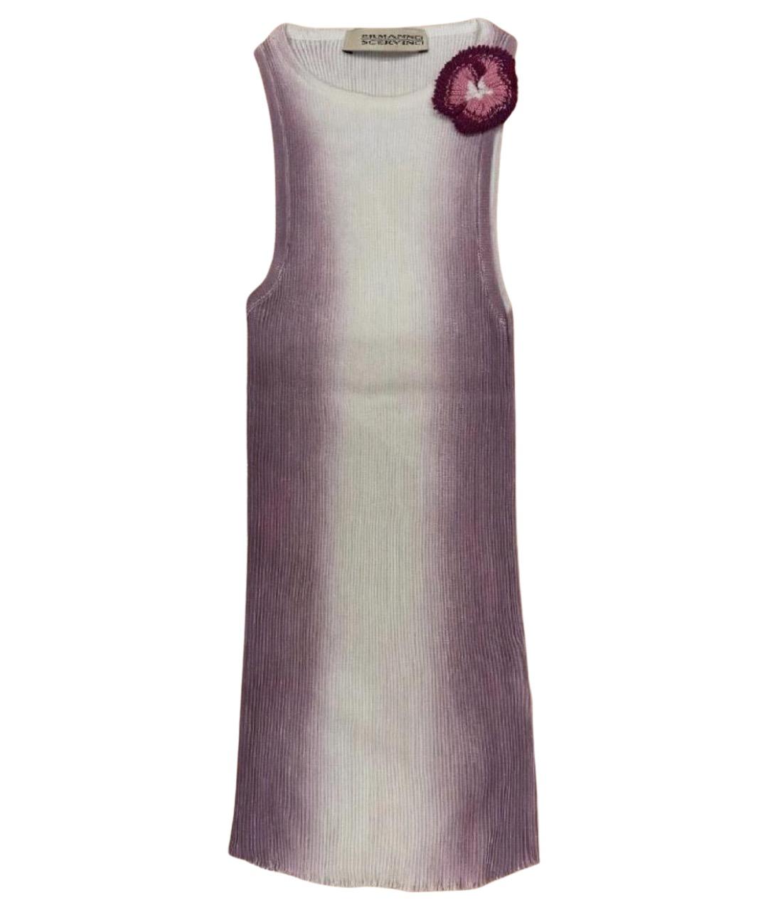 ERMANNO SCERVINO Белая хлопковая майка, фото 1