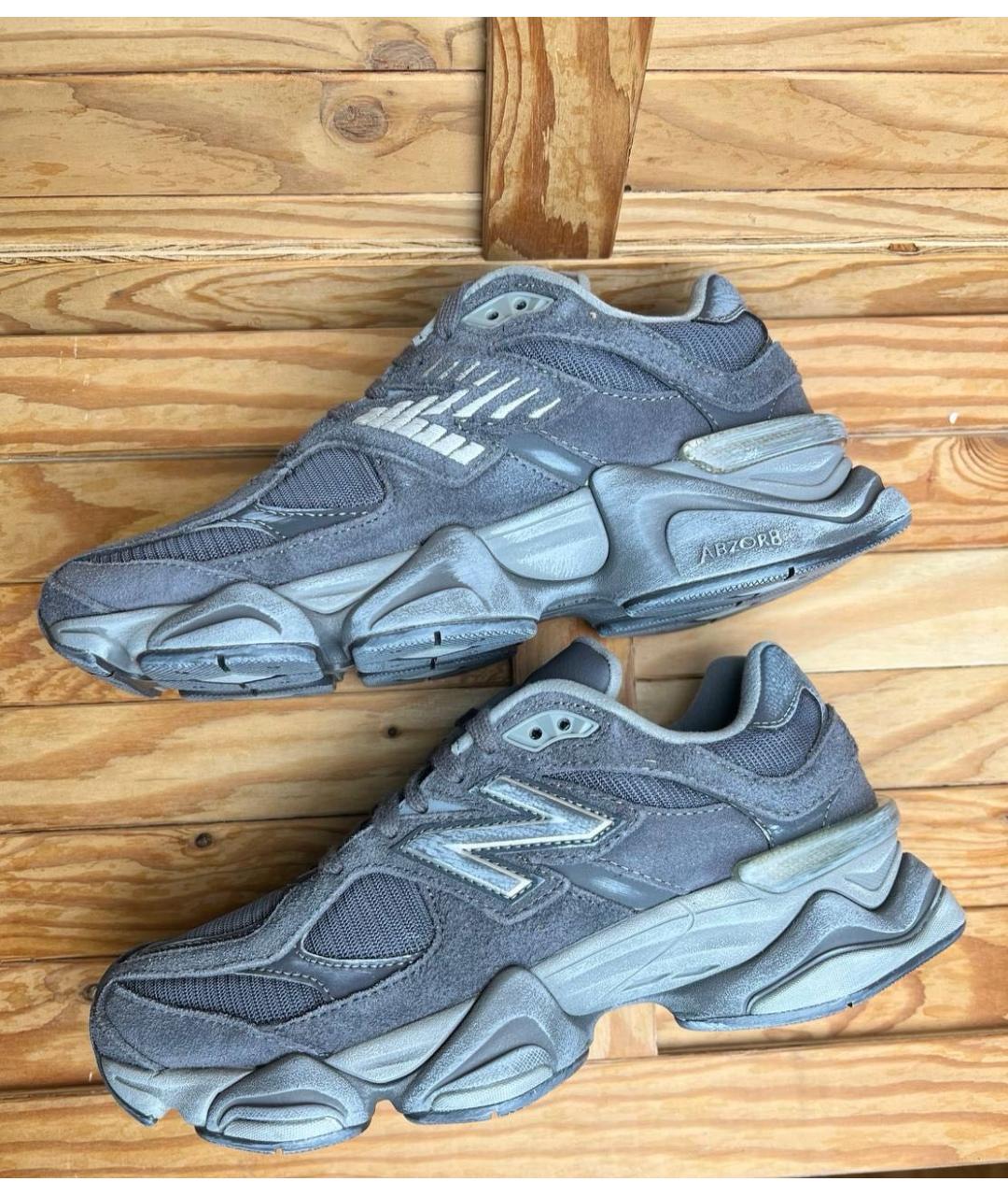 NEW BALANCE Антрацитовые низкие кроссовки / кеды, фото 3