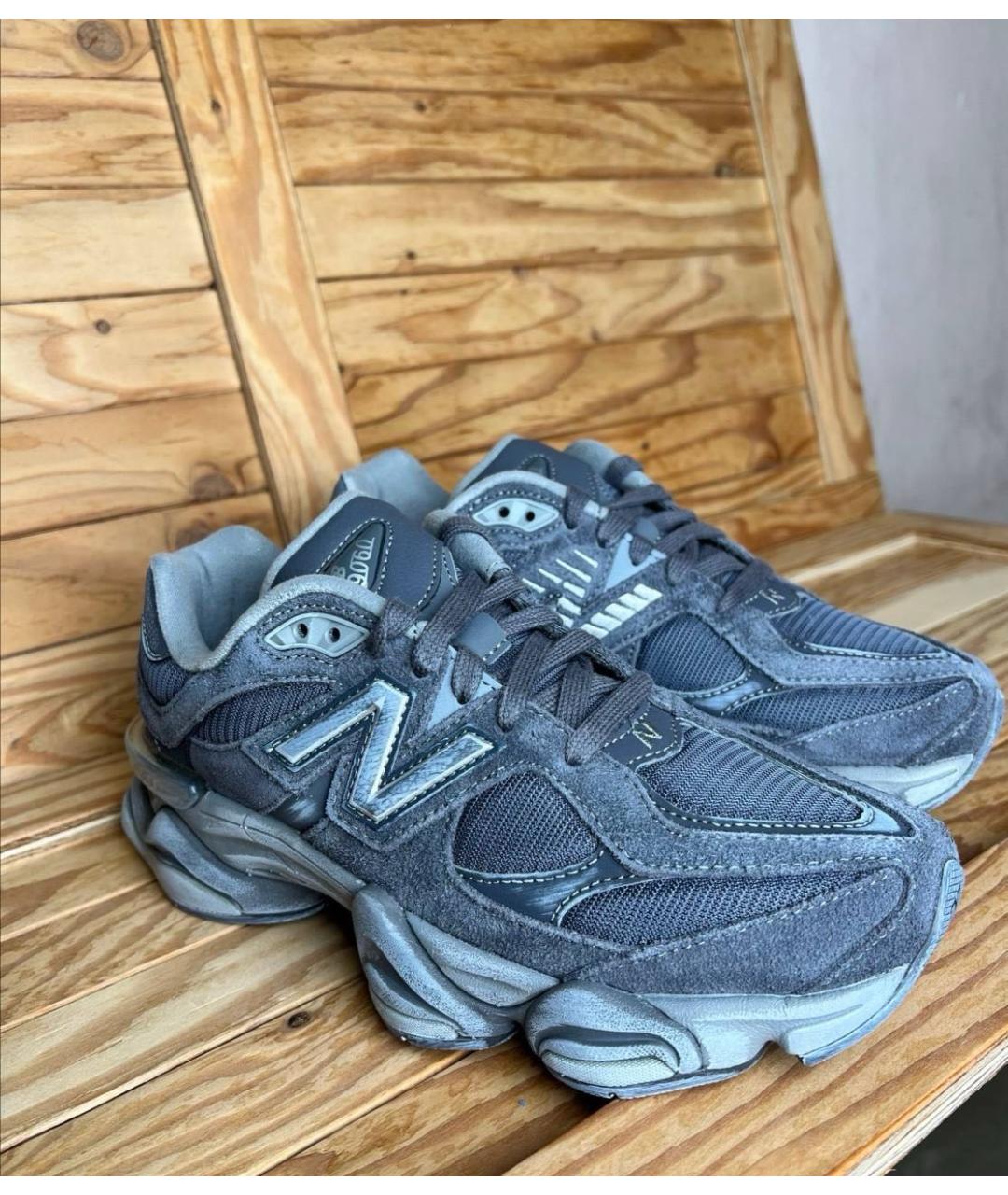 NEW BALANCE Антрацитовые низкие кроссовки / кеды, фото 2