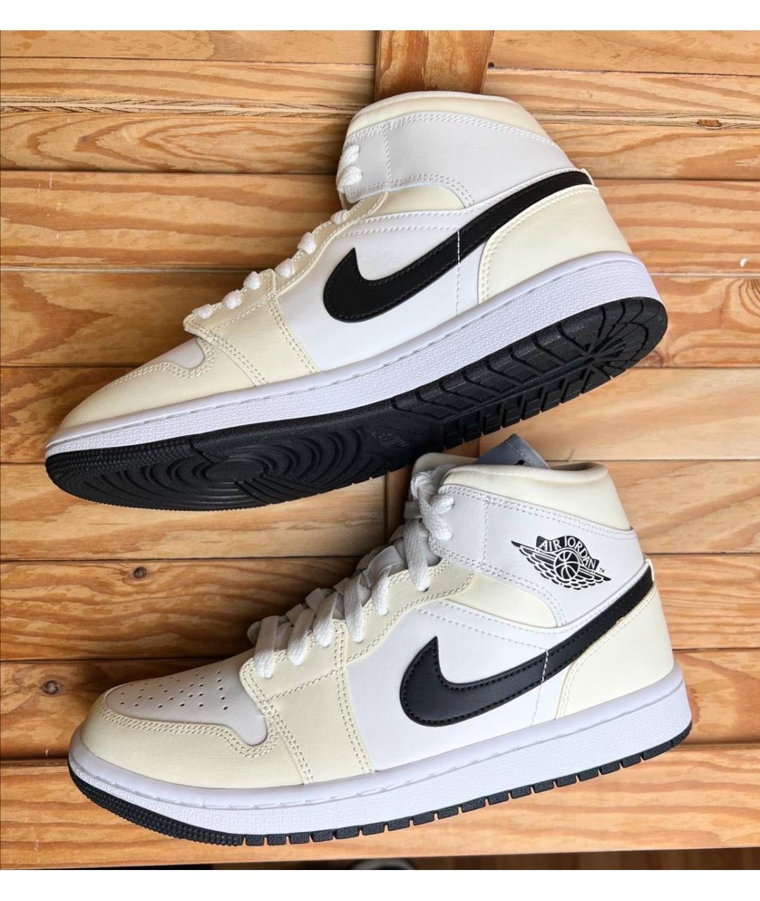 NIKE Белые кожаные кроссовки, фото 3