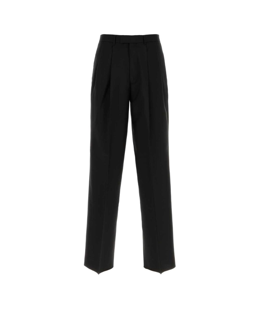 GIVENCHY Черные шерстяные повседневные брюки, фото 1