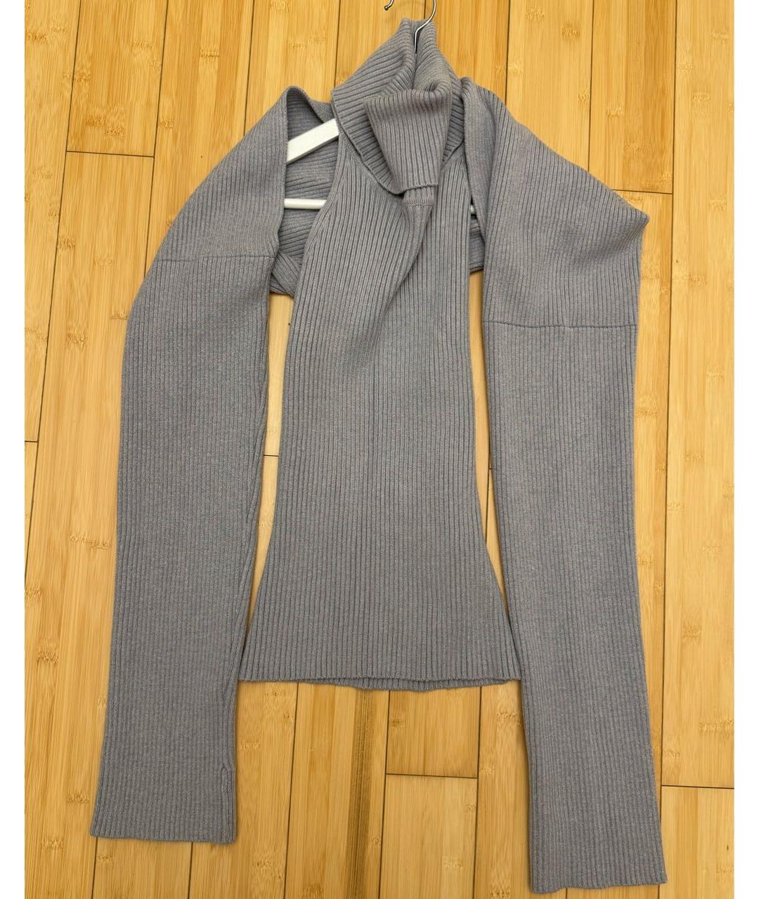 ACNE STUDIOS Серый вискозный джемпер / свитер, фото 8
