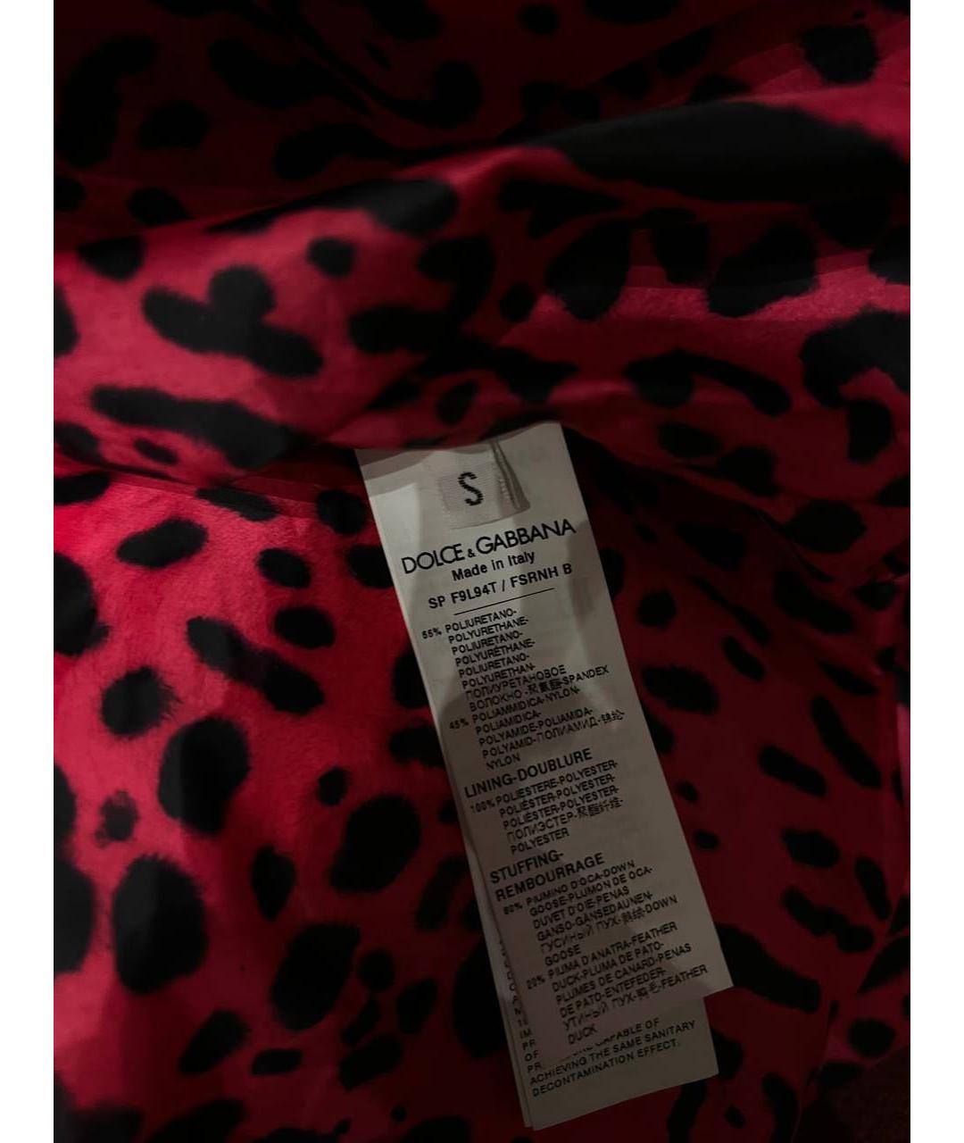 DOLCE&GABBANA Розовый пуховик, фото 3