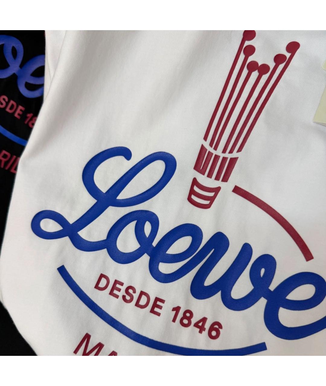 LOEWE Белая футболка, фото 8