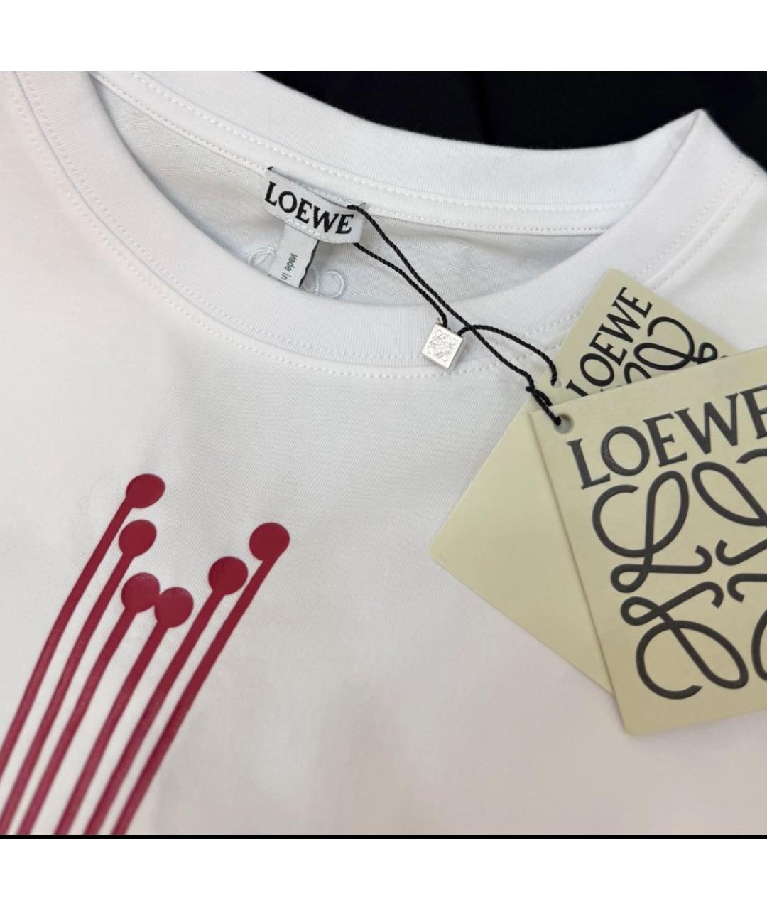 LOEWE Белая футболка, фото 7