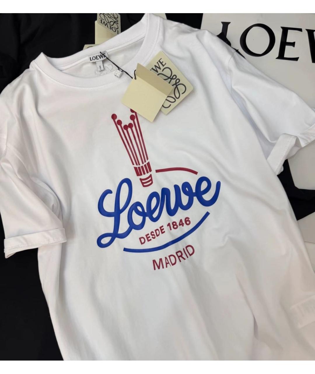 LOEWE Белая футболка, фото 6