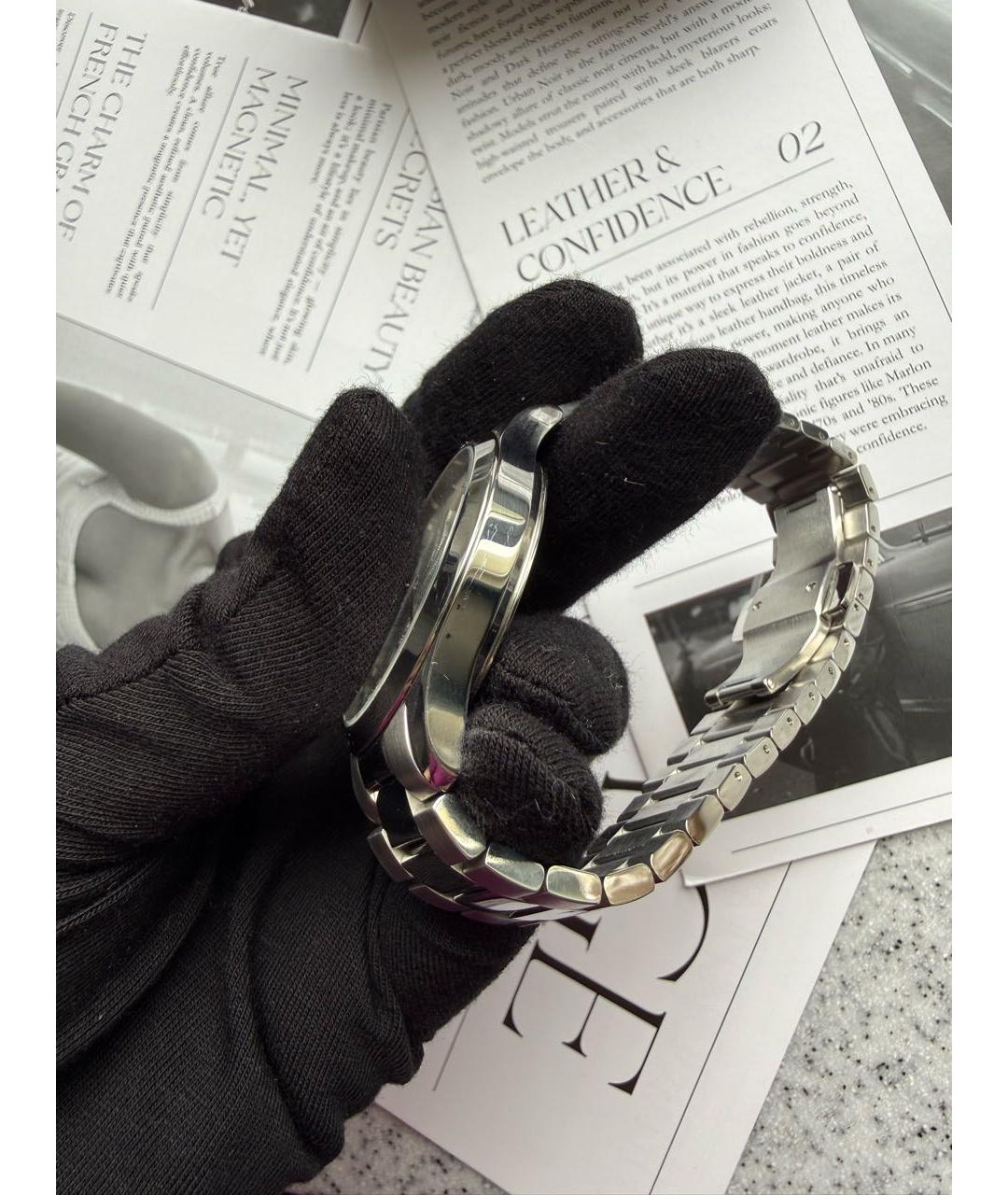 GUCCI Серебряные стальные часы, фото 7