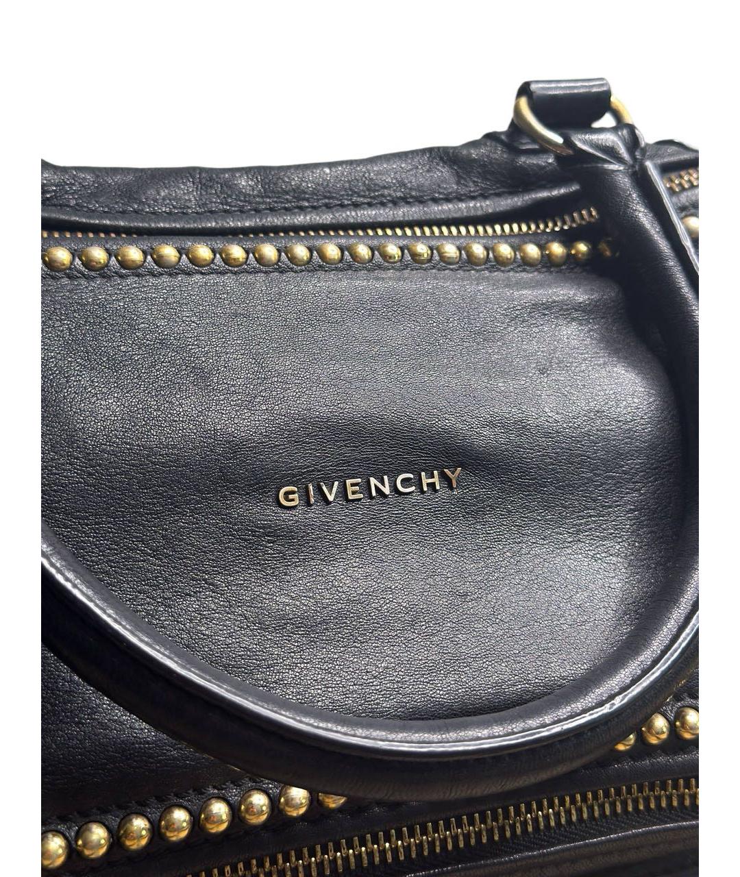 GIVENCHY Черная кожаная сумка через плечо, фото 3