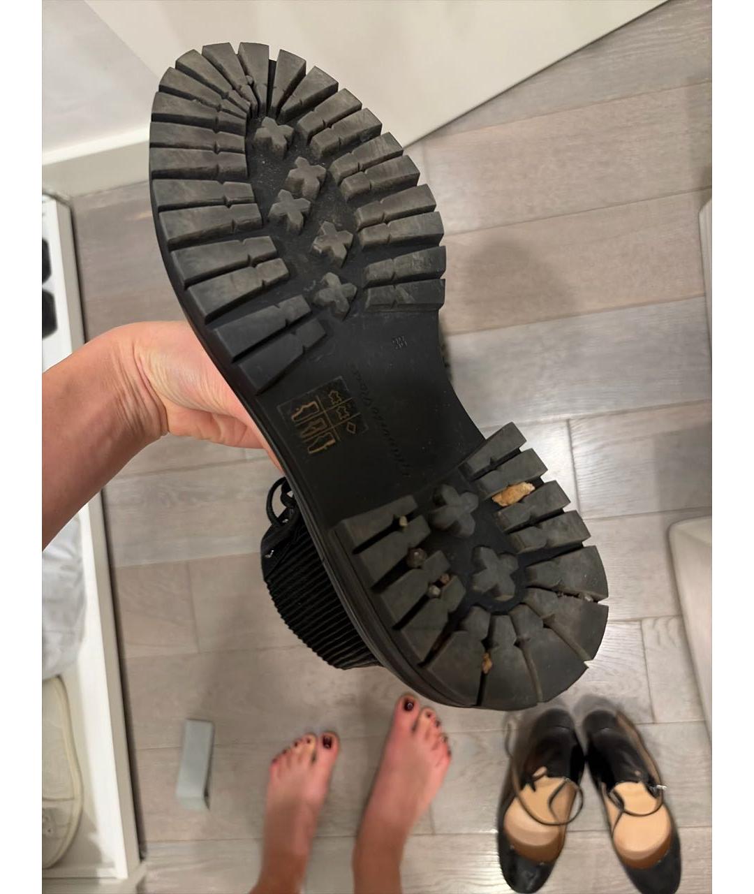 GIANVITO ROSSI Черные кожаные ботинки, фото 5