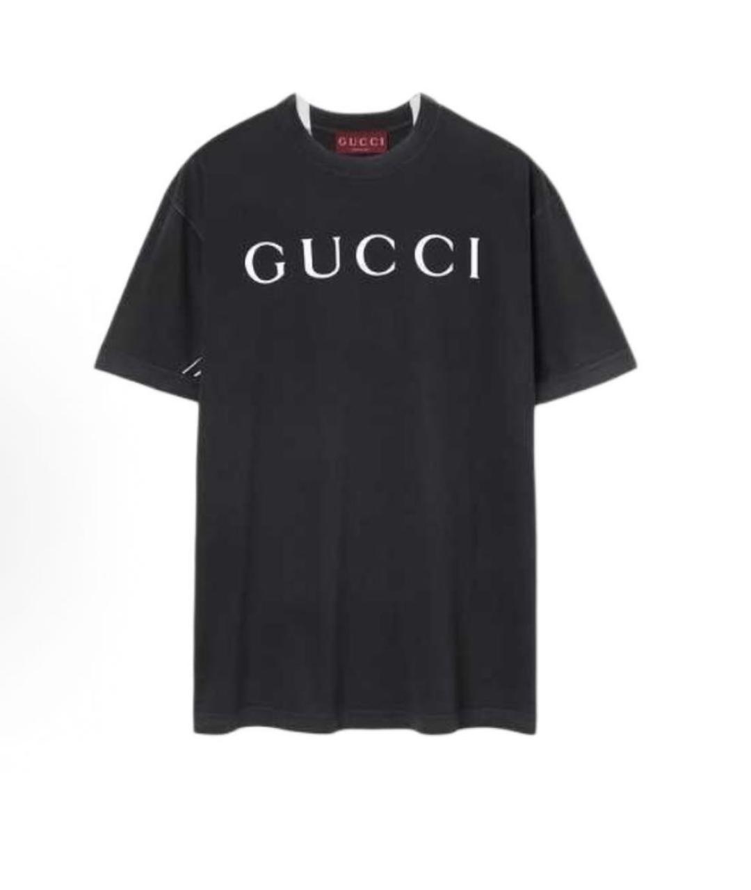 GUCCI Черная футболка, фото 9