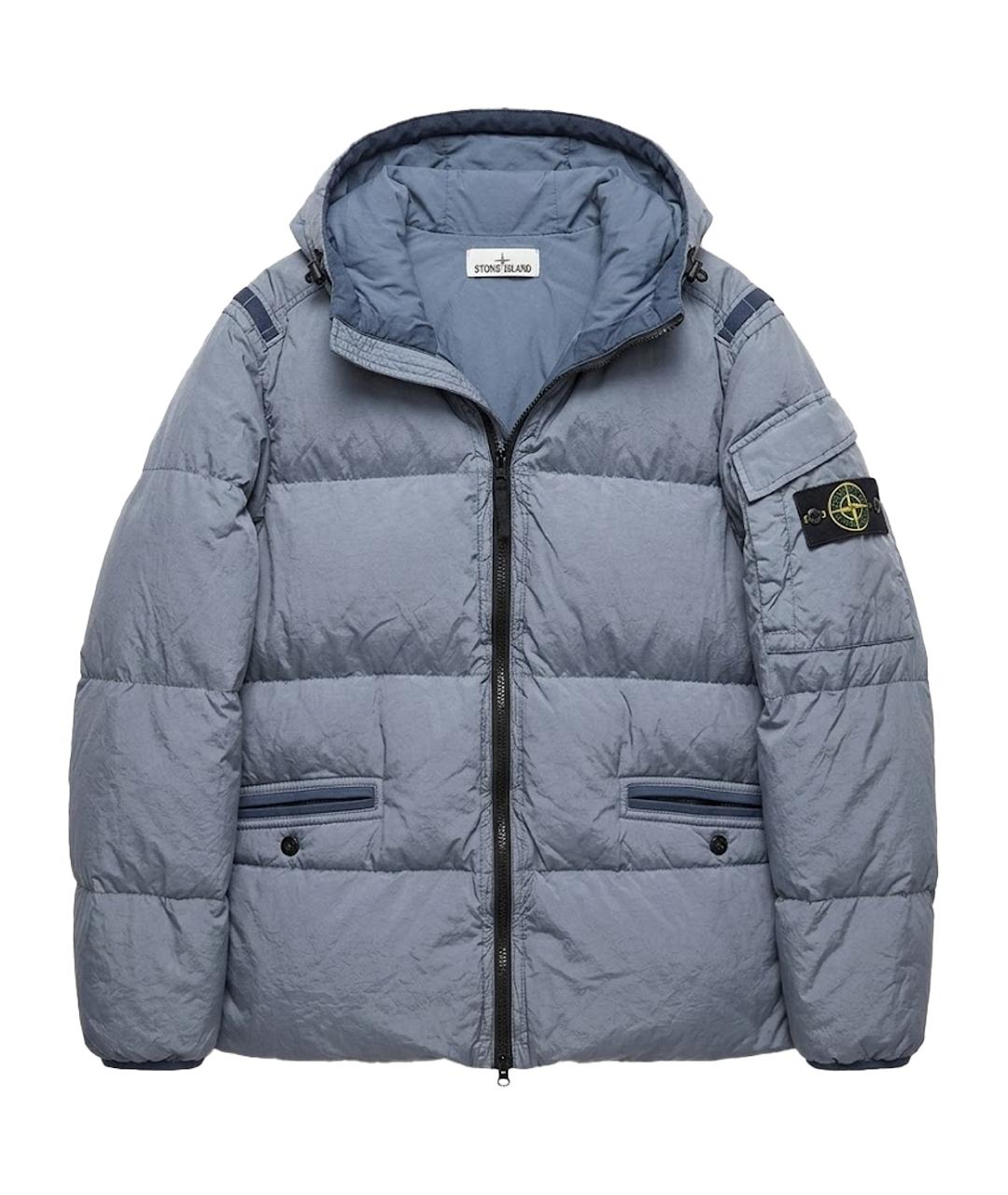 STONE ISLAND Голубая куртка, фото 1