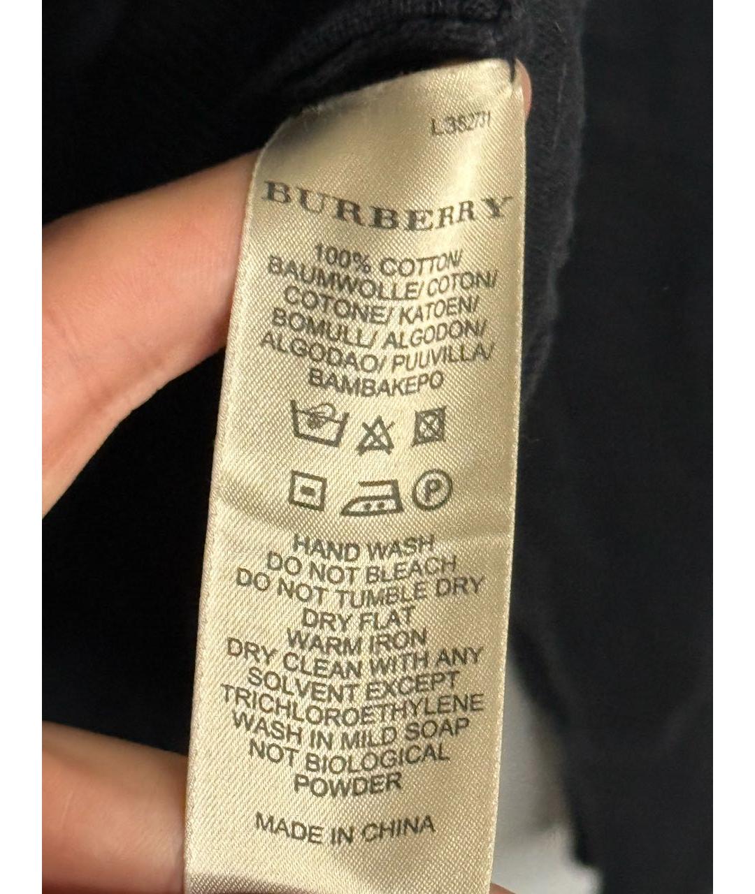 BURBERRY Черный джемпер / свитер, фото 4