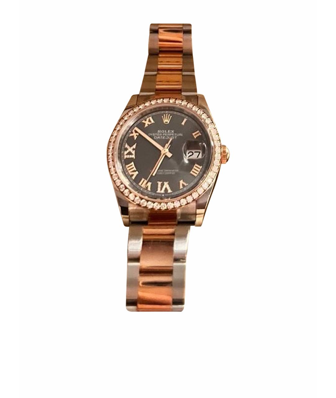 ROLEX Серые часы из розового золота, фото 1