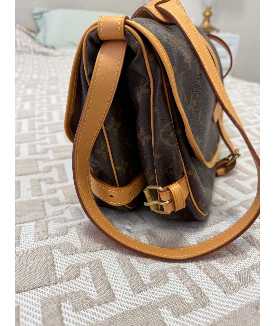 LOUIS VUITTON Коричневая сумка через плечо, фото 2