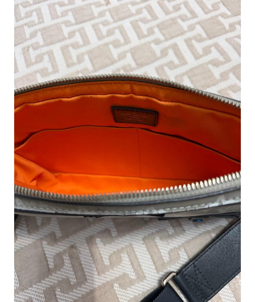 LOUIS VUITTON Голубая сумка на плечо, фото 4