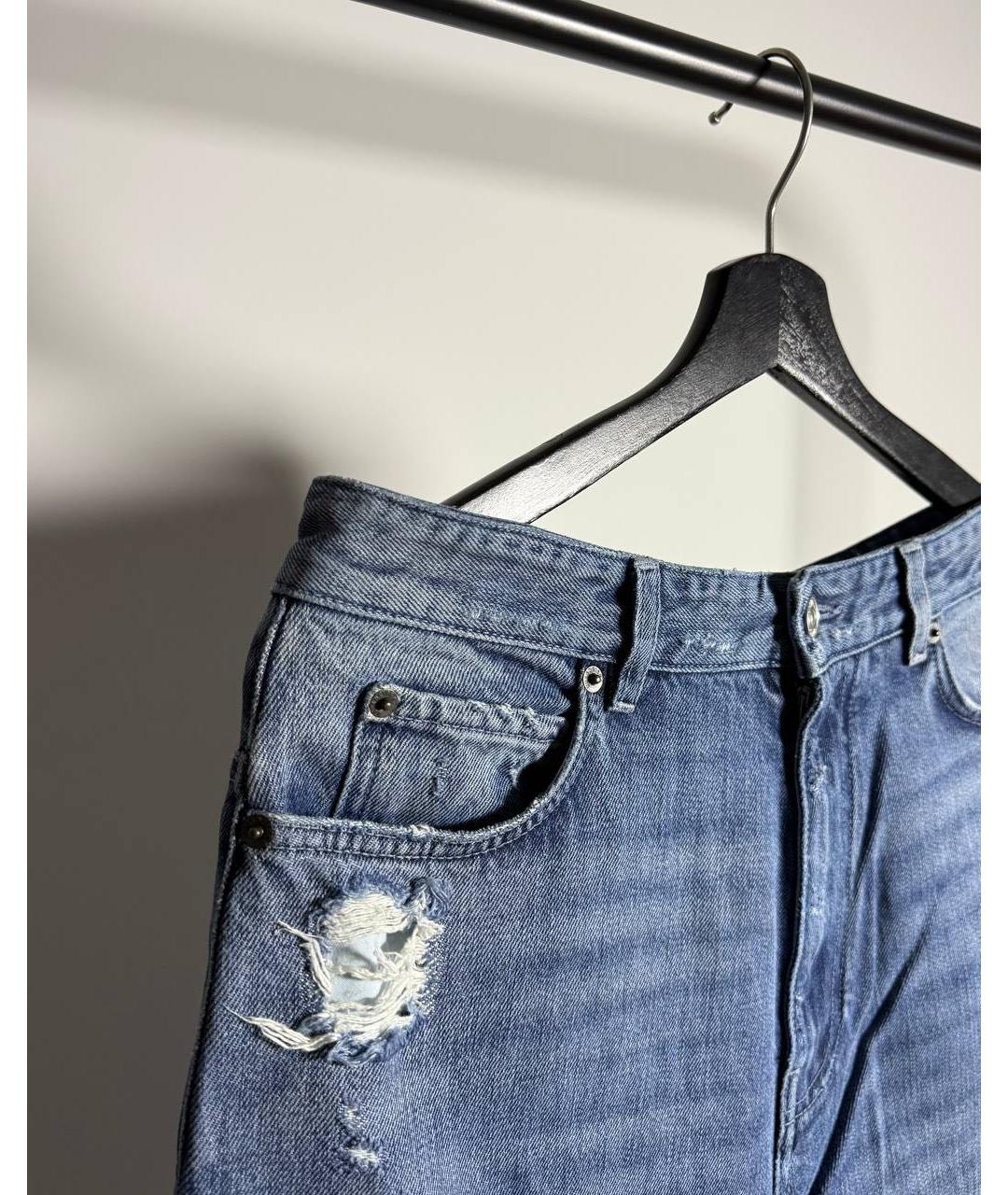 BALENCIAGA Синие прямые джинсы, фото 6
