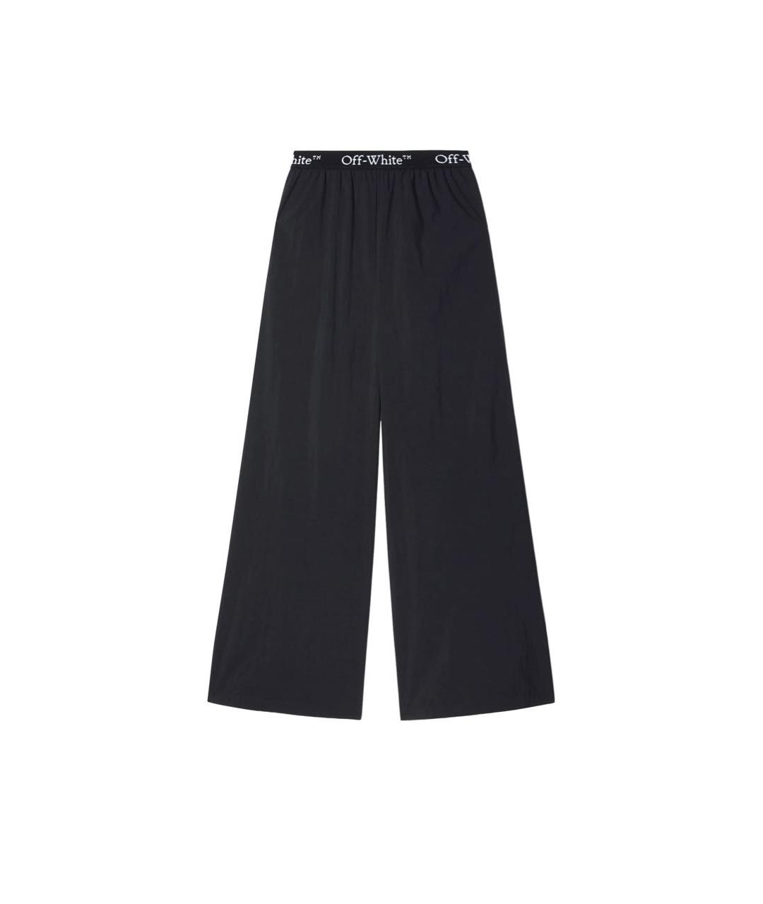OFF-WHITE Черные брюки широкие, фото 5