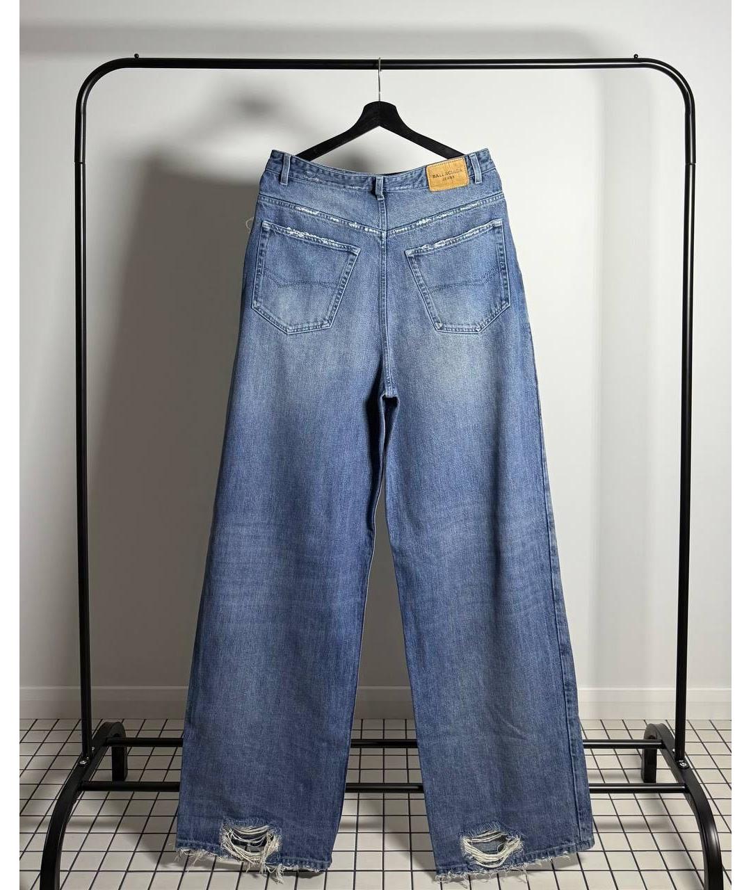 BALENCIAGA Синие прямые джинсы, фото 2