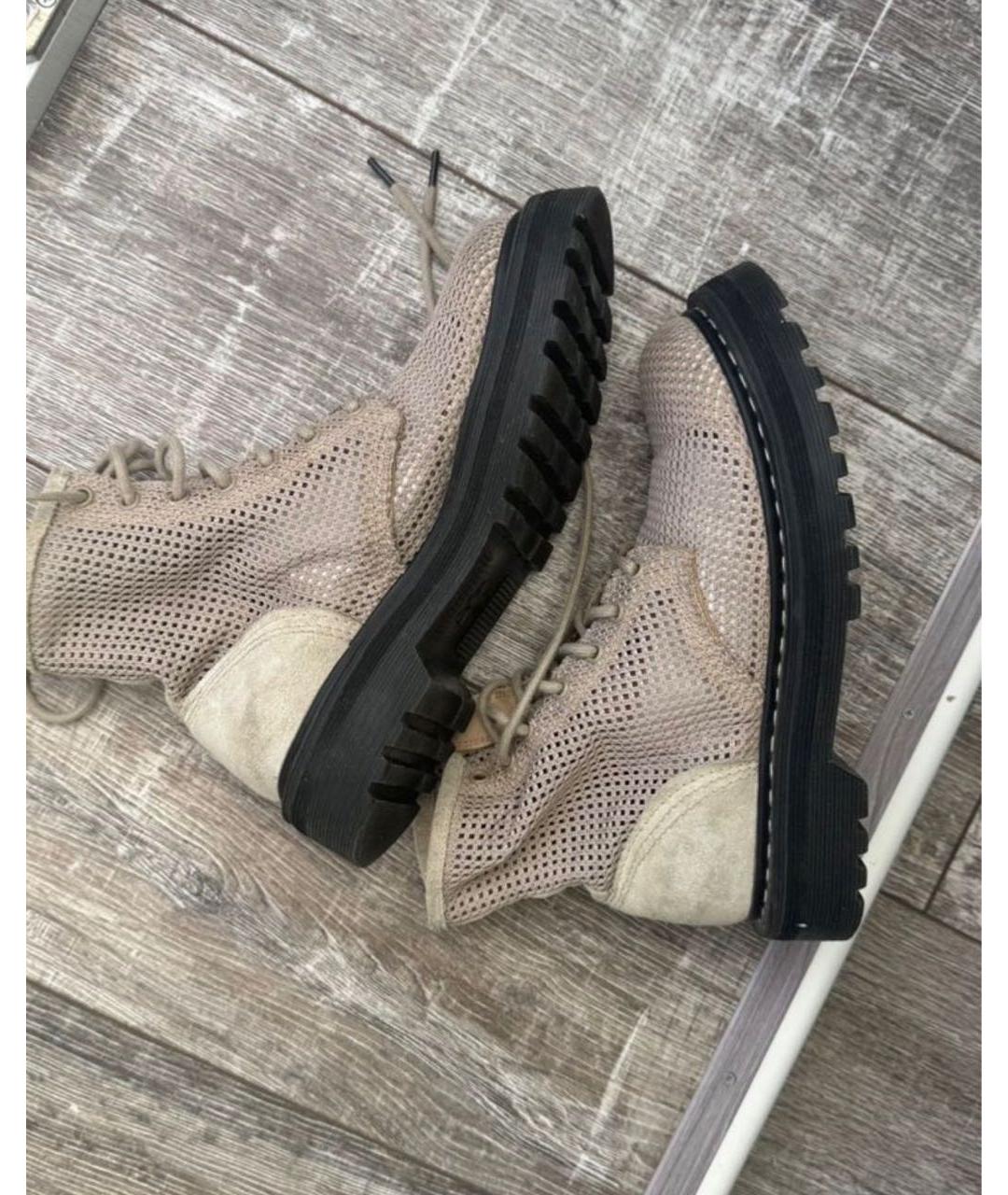PREMIATA Бежевые замшевые сапоги, фото 2